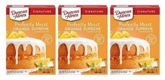 Duncan Hines Signature Orange Supreme Cake Mix 3 Pack