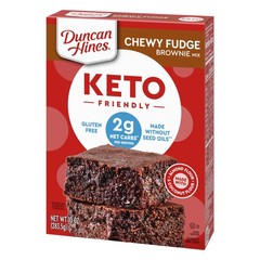 Duncan Hines Keto Friendly Brownie Mix, Chewy Fudge, 10 oz.