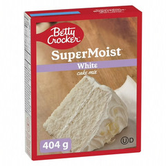 Betty Crocker Super Moist White Mix 13.3 oz / 375 g