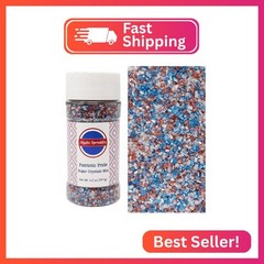Mystic Sprinkles Fourth of July Sprinkles Mixes (Patriotic Pride Sugar Crystal M
