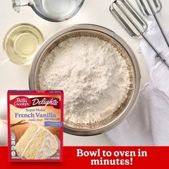 Betty Crocker Delights Super Moist French Vanilla Cake Mix 13.25 oz Box