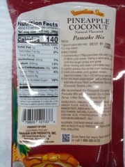 Hawaiian Sun Pancake Mix BANANA MACADAMIA NUT (6oz) 3 PACK From Hilo Best Prices