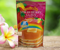 ☀️ Two (2) Hawaiian Sun Strawberry Guava Natural Flavored Pancake Mix 6oz