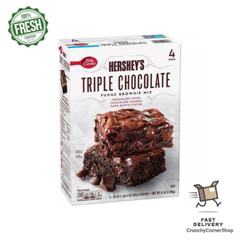 Betty Crocker Hershey’s Fudge Brownie Mix, Triple Chocolate (20 oz., 4 pk.)