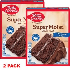 Betty Crocker Favorites Super Moist Cake Mix Chocolate Fudge 13.25 oz – 2 PACK