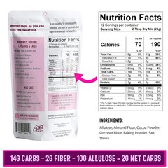 Keto Triple Chocolate Cake Baking Mix – Gluten & Dairy Free, Low Carb Delights