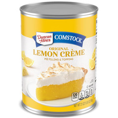 Comstock Original Lemon Crème Pie Filling and Topping, 21 Oz. (Pack of 8)