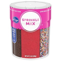 Kroger 6 Cell Sprinkle Mix Shaker 7.2 oz – Pack of 3