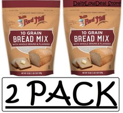 2 PACK – 10 Grain Bread Mix with Whole Grains & Flaxseed, 19 oz (Total 38 oz)