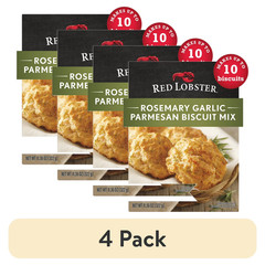 (4 pack) Red Lobster Rosemary Garlic Parmesan Biscuit Mix, Rosemary Garlic Herb