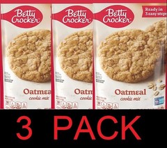 Betty Crocker Oatmeal Cookie Mix 17.5 oz Packet – 3 PACK