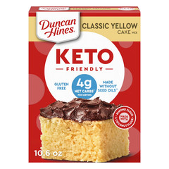 Duncan Hines Keto Friendly Classic Yellow Cake Mix, 10.6 oz