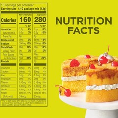 DUNCAN HINES PERFECTLY MOIST PINEAPPLE SUPREME CAKE MIX 15.25 oz Box – 5 PACK