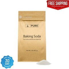 Baking Soda (2 Lb) Sodium Bicarbonate (Nahco3), Always Pure, No Additives.