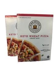 Lot Of (2) Two Keto Wheat Pizza, Crust Mix, 10.25 oz (291 g) King Arthur Flour