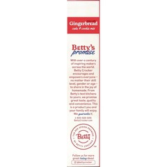 (4 Pack) Betty Crocker Gingerbread Cake and Cookie Mix, 14.5 Oz Protein 2g
