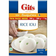 Gits – Rice Idli – (ready to cook savoury rice cake dry mix) – 1kg