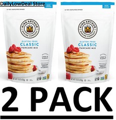 2 PACK – King Arthur Gluten Free Classic Pancake Mix Gluten-Free Non-GMO 15 oz