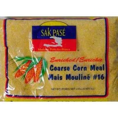 Sak Pase Coarse Cornmeal Mais Moulin – 6 Pack, Size 2 lbs Each Bag, Gluten-Free