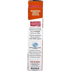 Krusteaz Pumpkin Spice Muffin Mix 15 oz Holiday Baking Dessert Box (EXP 01/2027)