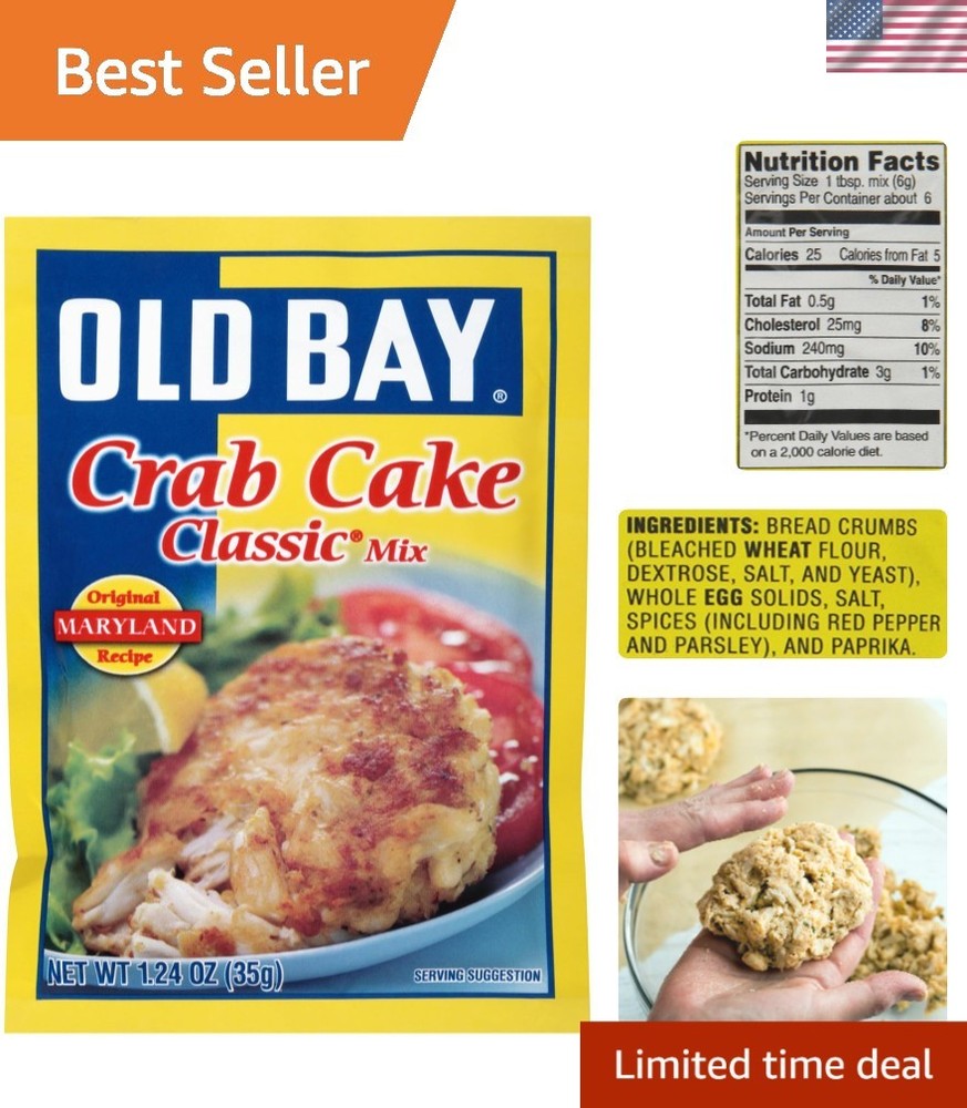 Crab Cake Classic Mix, 1.24 oz Pack of 6