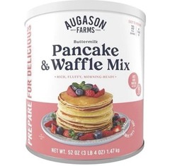 AUGASON FARMS #10 CAN BUTTERMILK PANCAKE & WAFFLE MIX. LONG TERM STORAGE FOOD