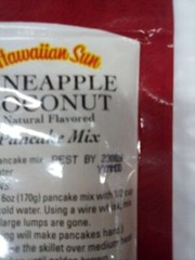 Hawaiian Sun Pancake Mix BANANA MACADAMIA NUT (6oz) 3 PACK From Hilo Best Prices