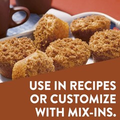 Krusteaz Cinnamon Swirl Crumb Cake and Muffin Mix, 21 oz Box