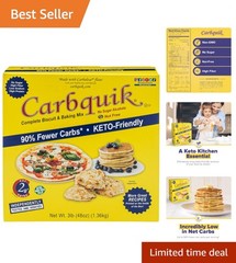 Easy 48oz Biscuit Baking Mix – Low Sugar, High Fiber & Ideal for Weight Loss