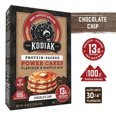 Chocolate Chip Protein Pancake Mix Power Cakes 2 Pack Breakfast Baking Mix