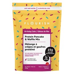 Flourish Birthday Cake Pancake Mix 16 oz (Pack of 8)