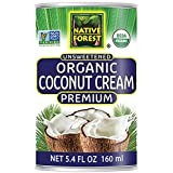 Native Forest Organic Premium Coconut Cream Unsweetened, 5.4 Ounce