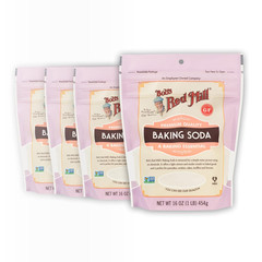 Baking Soda, 16Oz (Pack of 4) – Non GMO, Vegan, Paleo Friendly, Kosher