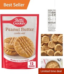Kosher Peanut Butter Cookie Mix – Bake 12 Irresistible 2-Inch Cookies Fast