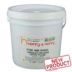 Henry and Henry Creme Style Chocolate Bavarian Pastry Filling, 20 LBS NEW