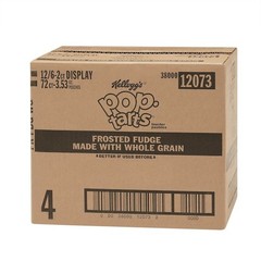 Kellogg Whole Grain Frosted Fudge Pastry, 3.4 Ounce, 6 Per Box, 12 Per Case