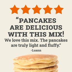 (6 Pack) Complete Buttermilk Pancake Mix and Waffle Mix, 32 Oz Box.
