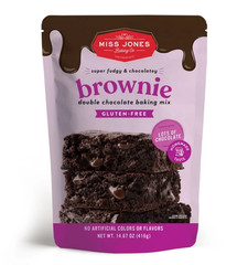 Miss Jones Gluten Free Double Chocolate Brownie Mix, 7-Pack