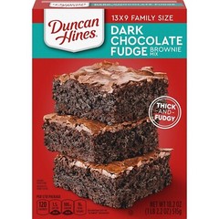 Duncan Hines Dark Chocolate Fudge Brownie Mix 18.2 OZ