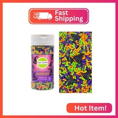 Mystic Sprinkles Halloween Sprinkle Mixes (Fright Night Witches Hats Sprinkle Mi