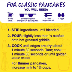 Betty Crocker Bisquick Pancake and Baking Mix, Original, 40 oz