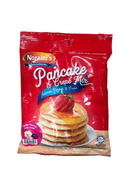 Pancake and Crepe Mix Noraini ( Vanilla Flavour 100%) – Malaysia Product