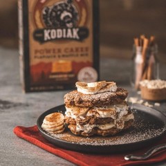 KODIAK Protein Power Cakes CINNAMON OAT Pancake Flapjack & Waffle Mix 20 oz Box