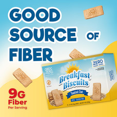 Breakfast Biscuits, Toasted Oat, Gluten Free, Grain Free, No Added Sugar, 30 Ket