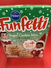 Funfetti The Elf on the Shelf Sugar Cookie Mix Peppermint Candy Cane Sprinkles