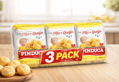 3 Pack Pinduca Pão de Queijo Mix 500g Brazilian Cheese Bread Gluten Free Import