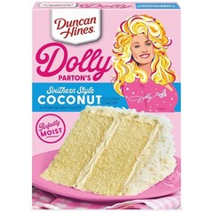 Southern-Style Coconut Cake Mix Set with Vanilla Frosting – Easy to Make, 2 Pack