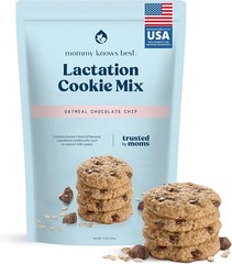 Mommy Knows Best Lactation Cookies Mix – Oatmeal Breastfeeding Cookie Supplement