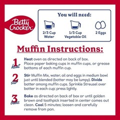 Lemon Poppy Seed Muffin Mix W/ Streusel Quick Bread Baking Mix Ready in 30 Min