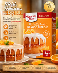 Duncan Hines Signature Orange Supreme Cake Mix